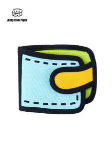 Jump from Paper | 2D Cartoon Style Women Wallet