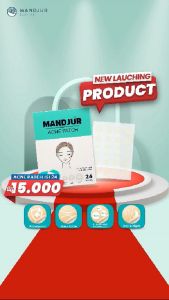 Mandjur Acne Patch - Plester Jerawat Isi 24