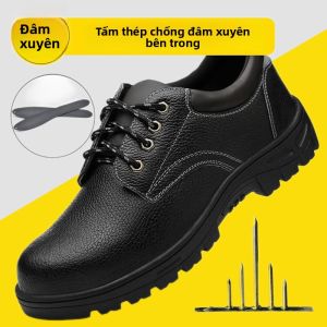 JIFANPAUL | Giày Bảo Hộ Nam Mùa Hè Có Đế Thép Chống Nước Chống Mài Mòn Chống Ép Dập Chống Xuyên Thủng