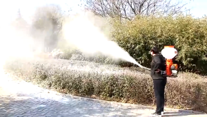 REAIM  2-stroke Gasoline Agriculture Sprayer Engine Agriculture Spray Knapsack Sprayer Backpack Knapsack Sprayer 20 liters Tank capacity Sprayer Gardening Tool