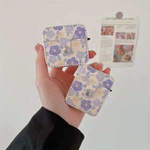 Vỏ Bảo Vệ Thích Hợp Dùng Cho Airpodspro Vỏ Tai Nghe Apple Airpods3 Hoa Nhí Màu Tím Kiểu Liền Khối Vỏ Mềm Silicon Airpods2 Thế Hệ 3 Hộp Tai Nghe Bluetooth Không Dây Thế Hệ 4 Kiểu Nữ Ins