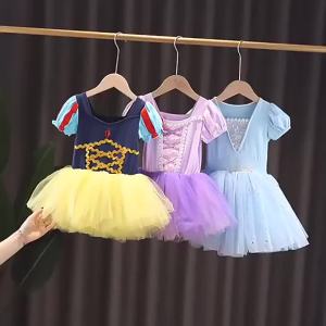 Baby Girls Ballet Tutu Snow White Sofia Anna Ball Gown Christmas Costume Kids Belle Alice Party Princess Dress