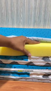 Kasur Lipat 4 Patah - Uk 200x180 cm / Kasur Busa Garansi / Matras Lipat