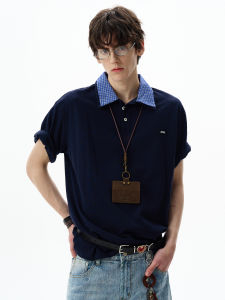 MADWITCH | Vintage Retro Contrast Color Spliced Polo Short Sleeve T-Shirts