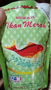 Kecap Sari Ikan Cap Ikan Merah Refill 500 ML -  Djoe Hoa