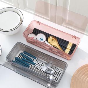 Hộp Đựng Thìa Đĩa Đựng Thìa Có Nắp Đựng Đồ Dùng Nhà Bếp Nhựa Một Lớp Đựng Thìa Và Thìa Dùng Trong Gia Đình