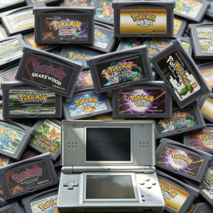 Bandai | Rare Pokemon Fan Made Hack GBA Game Cartridge Bundle Ultra Violet Snakewood Liquid Crystal Advance Retro RPG Game Card For