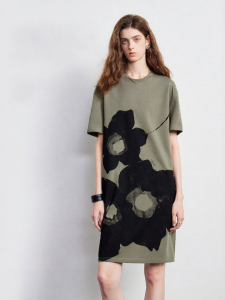 Toyouth | Joint Branded Summer Loose Floral Print T-shirt Dress