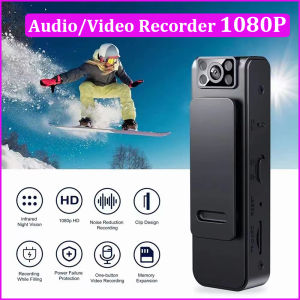Mini Body Camera 1080P HD WiFi Sports Camera Small Portable Wearable Hidden Cameras 180 ° Rotatable Night Vision Digital Video Recorder 600mAh Bodycam Micro Pocket Body Worn Cam for Sport Pet Home