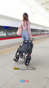 KANBEIO white ultra light wheelchair | travel wheelchair | airplane wheelchair | lightweight wheelchair | carbon steel wheelchair | weighs only 8.7KG - suitable for everyone to use