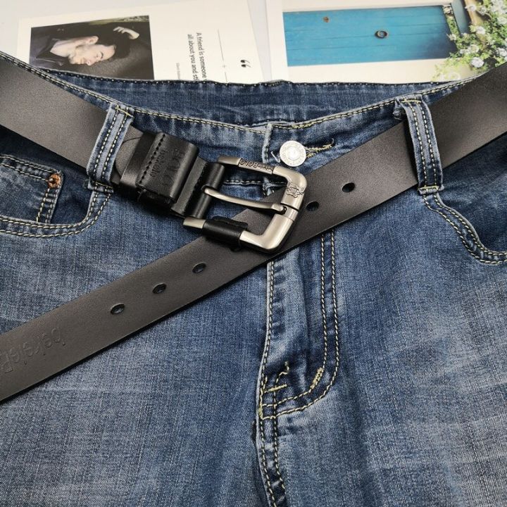 Designer Jeep zero 100% Upper Genuine Leather Alloy Pin Buckle