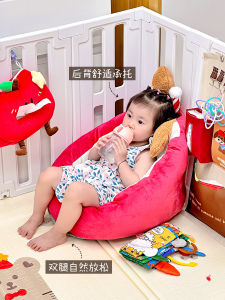 เก้าอี้นั่งโซฟาเด็กลายการ์ตูน ที่นั่งและนอนได้ สำหรับเด็กอายุน้อย ที่นั่งเรียนรู้ ช่วยให้คุณแม่ให้นมได้ง่ายขึ้น