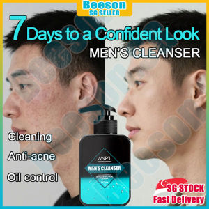 ⭐️SG stock⭐️Men face wash / Amino acid cleanser / Acne cleanser / Blackhead oil control shrink pores firm skin / Facial wash Men 男士洗面奶