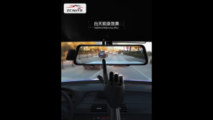 ZCAUTO กล้องติดรถยนต์ จอสัมผัส 10 นิ้ว เต็มจอ กล้องคู่HD บันทึกคู่หน้าและหลัง ชัดแน่แน่เมนูภาษาไทย Super Touch Cam FHD