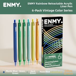 ENMI | Waterproof Fast-Drying Anti-Smear Fine Art Marking Pen 48 Colors