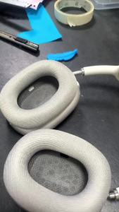 Replacement Earpads Compatible For AirPods Max Headphones Earpads Ear Pads Ear Cover With Knit Mesh Construction Built-in Memory Foam