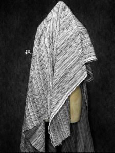 ผ้าเดนิมย้อนยุคแบบทอลายทางสีดำและขาว ผ้า DIY สำหรับผู้ออกแบบ เหมาะกับเสื้อผ้า ผ้าผสม สไตล์โมเดิร์น