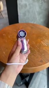Quạt Mini Cầm Tay Turbo Di Động Với 100 Tốc Độ Gió Pin 2000mAh Sạc Type-C Dùng Làm Quạt Làm Mát Cho Du Lịch Và Sử Dụng Khi Di Chuyển