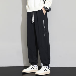 Quần Dài Thể Thao Nam Mùa Xuân Thu Rộng Rãi Có Khóa Kéo Quần Dài Thường Ngày Đa Năng Màu Trung Tính Quần Dài Ống Rộng