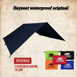 flayseet waterproof 300x400cm original outdoor pelindung tenda