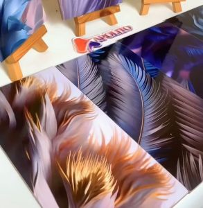 Hiasan Dinding Bulu Aesthetic & Dekorasi Dinding Kayu