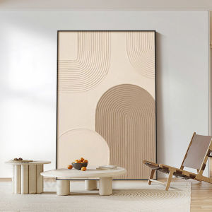Japandi Texture Abstract Wall Art