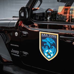 Super League Football Team Badge Stickers Magnetic Wolf Howl East Jiangdong Only Fan Car Decorative Magnet Sticker