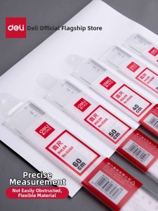 deli | Transparent Measuring Ruler Grid Drawing Tools