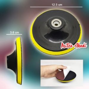 Tatakan Amplas Bulat Gerinda / Gurinda VELCRO 5" / 5 INCH