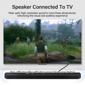 Fiber Optic Digital Audio Cable 3.5mm Optical Mini Toslink S/PDIF To Toslink OPT For PS4 TV Xbox Square To Round 0.5M 1M 1.5M 2M