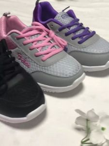 Sepatu Abu Kombinasi Pink Blue: Sneakers Wanita Remaja Dewasa Fashion Sport Korea Style