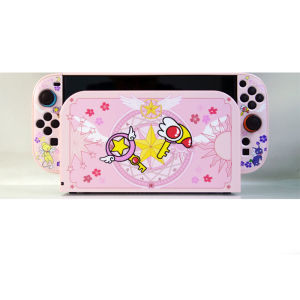 เคสแข็งป้องกันรุ่นลิมิเต็ดน่ารัก ปี 2025 สำหรับเครื่องเล่นเกม Switch 2 และจอยคอน 2 พร้อมแท่นชาร์จและสติ๊กเกอร์ตกแต่ง