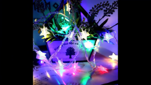 D&D XH613 Solar Powered Star String Lights 30L Waterproof Outdoor Decor