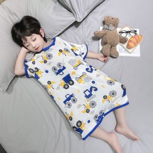 Ultraman Boys Sleepwear Summer New Modal Thin Briefs Onesie Sleep Suit Moisture Wicking Home Clothes for Kids Toddler Boys