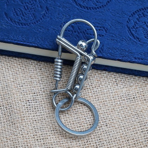 2H Handmade Made 304 Stainless Steel Bird Keychain Fashion Men And Women Waist Hanging Creative Gift Car Chain DIY Fashion
