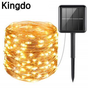 12M/22M/32M Solar String Lights with 8 Modes Waterproof Outdoor Holiday Hecoration Courtyard Light Decoration Lights