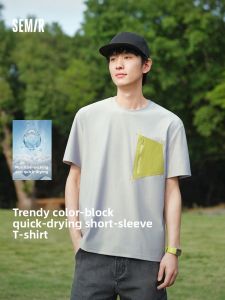 Semir | Color Block Quick Drying Casual T-shirt