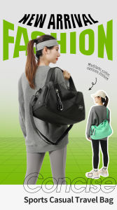 Tigernu 8890 Sports Bag Waterproof Gym Travel Bag with Shoe Compartment Padded Strap for Workout & Weekend Trips