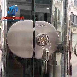 【Fast Delivery】10-12mm Glass Door Lock with Keys for Home Hotel Bathroom 304 Stainless Steel Double Bolts