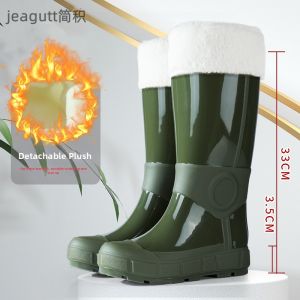 jeagutt | Waterproof Slip-Resistant Womens Rain Boots High Calf Lined