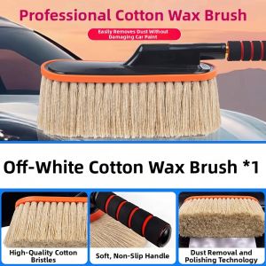 Telescopic Car Duster Wax Brush