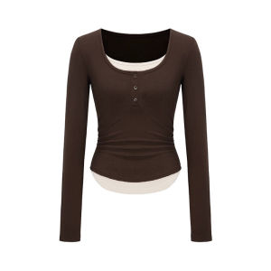 MiiOW | Cat Woman Seamless One-Piece Cotton Blend Slimming Base Layer Top No Bra Needed Spring Autumn Womens Fashion Comfortable Fit