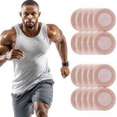 Mens Nipple Patches: Mens Special Anti-Sweat and Anti-Friction Nipple Patches Invisible and Comfortable for Running and Everyday Wear