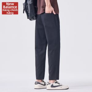 NEW BOLUNE | Quần Tây Đen Ôm Body Dáng Thẳng cho Mùa Xuân/Hè