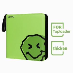 BERYFAM Toploader Binder Album Sprout Green Photocard Binder 240Pocket for Sports Cards Blueberry Series