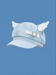 Y2K Angel Wing Cat Ears Beret