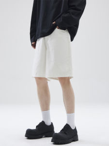 Quần Short Nam Ống Đứng Năm Điểm Phong Cách Mỹ Cổ Điển Mùa Hè Quần Short Nam Giản Dị Đa Năng Cho Cặp Đôi Thường Ngày