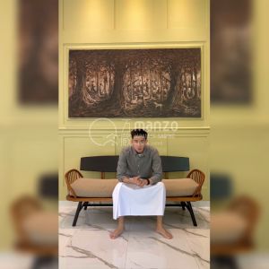 Sarung Polos Dewasa Premium MANZO | Ibadah Sholat | Muslim | Elegan Santri | Baju Muslim