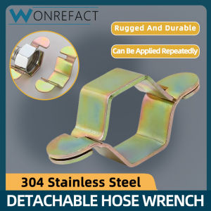Stainless Steel Hexagon Hose Connector Spanner Water Faucet Line Wrench Detachable Installation Small Wrench Home Manual Maintenance Tool