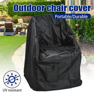 Outdoor Furniture Cover Waterproof - Woven Polyester Chair Sofa Protector for Rain Snow Dust Garden Patio Heavy Duty Water-Resistant UV Proof Easy Install